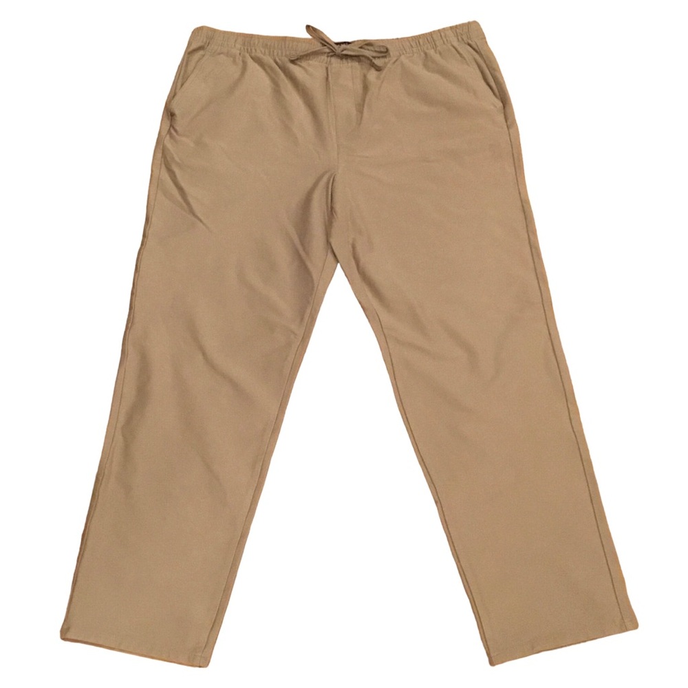 DOCKERS Khakis Jogger Pants Tan Comfort Smart 360 Flex Tech Pull ons Size XXL